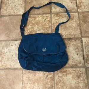 Blue Coach Purse